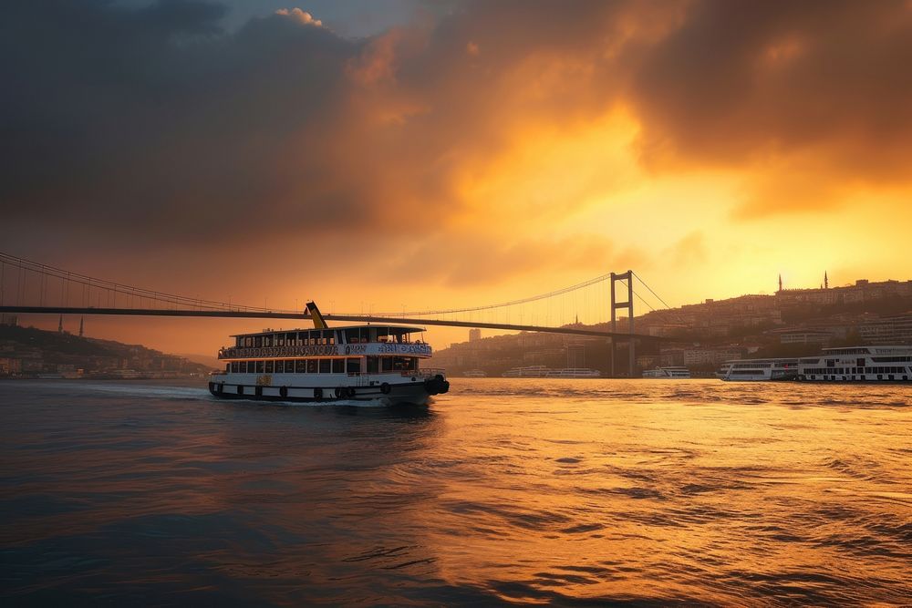 Istanbul Bosphorus architecture cityscape building.