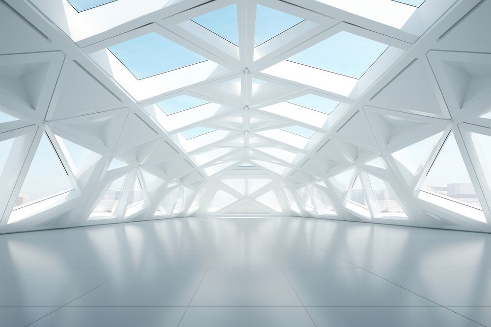 Geometric architecture background backgrounds building skylight.