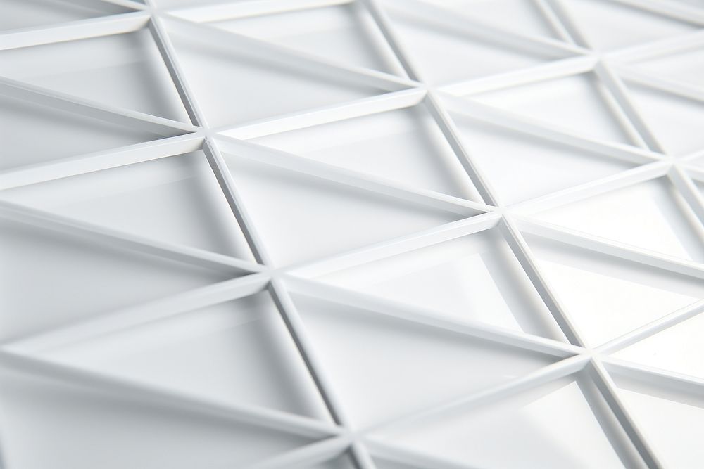Diamond shape grid white tile backgrounds.