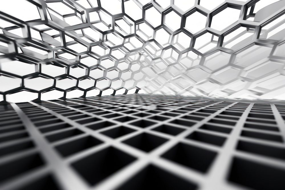 Diamond shape grid architecture backgrounds futuristic.