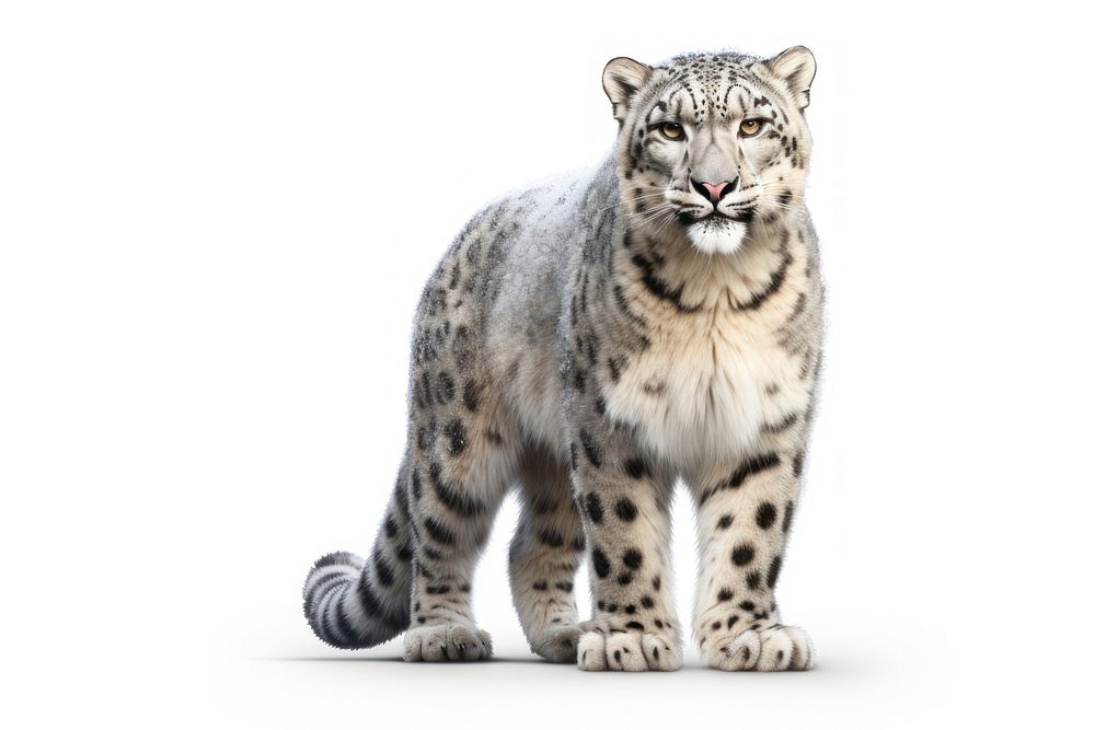 Snow leopard wildlife animal mammal.
