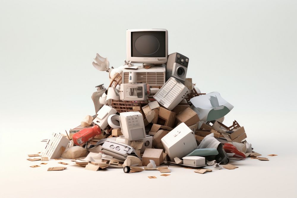Waste robot electronics technology.