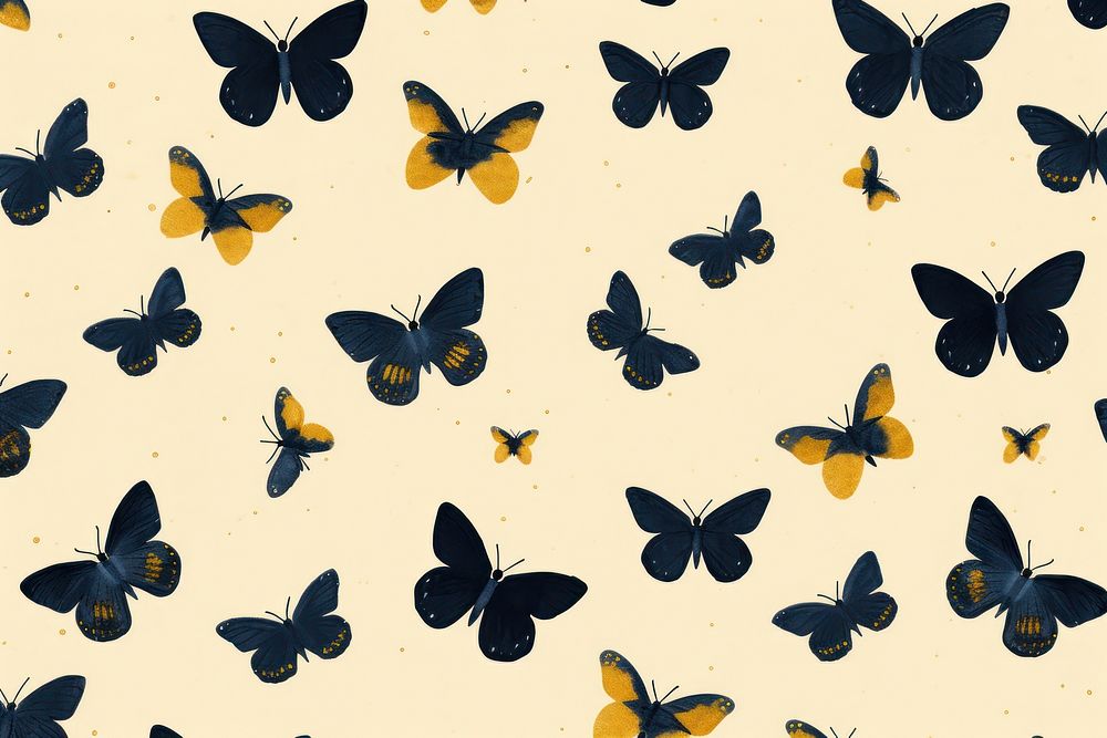 Butterflies pattern backgrounds butterfly animal.