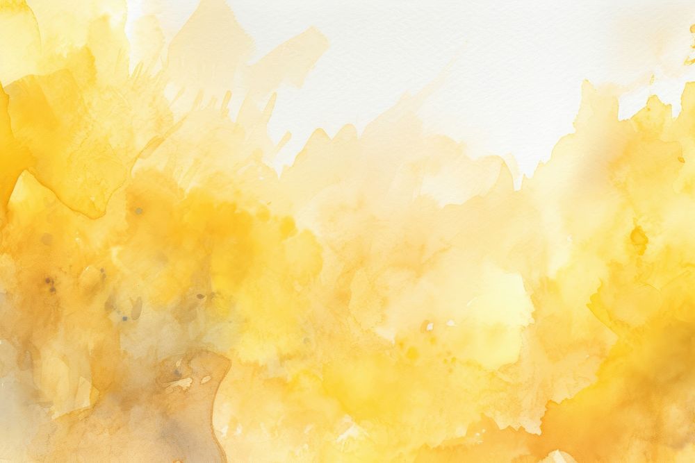 Yellow watercolor background backgrounds paper paint.