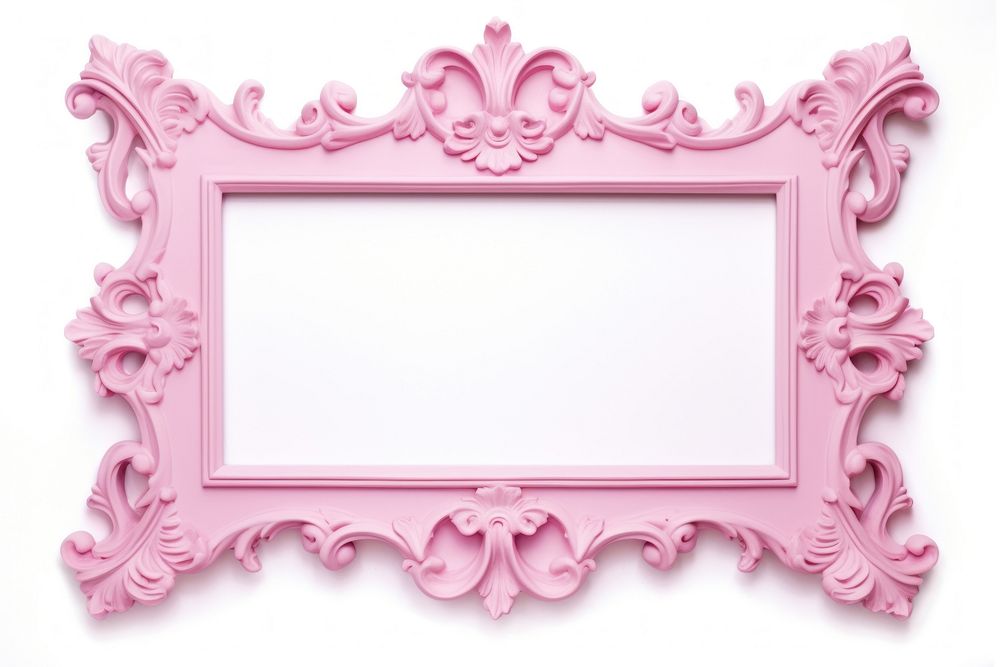 Rococo frame vintage backgrounds white background architecture.