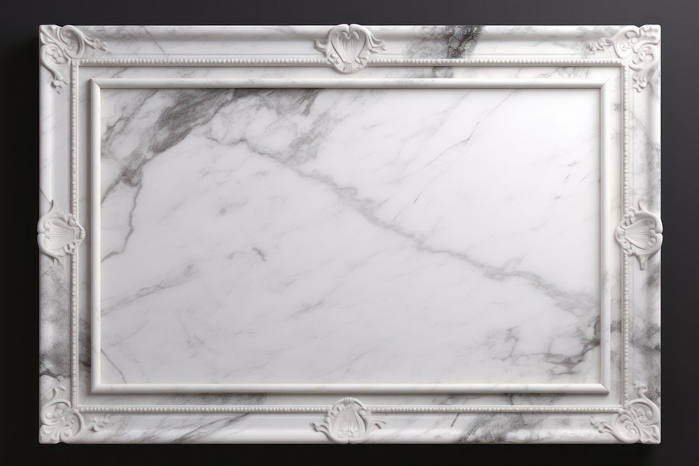 White marble frame vintage backgrounds architecture rectangle.