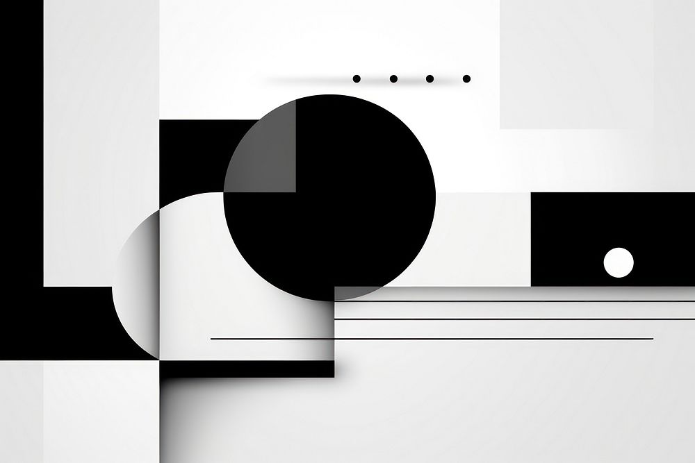 Abstract geometric shapes backgrounds black white.