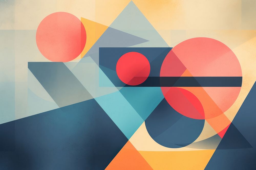 Geometric abstract shapes backgrounds graphics pattern.