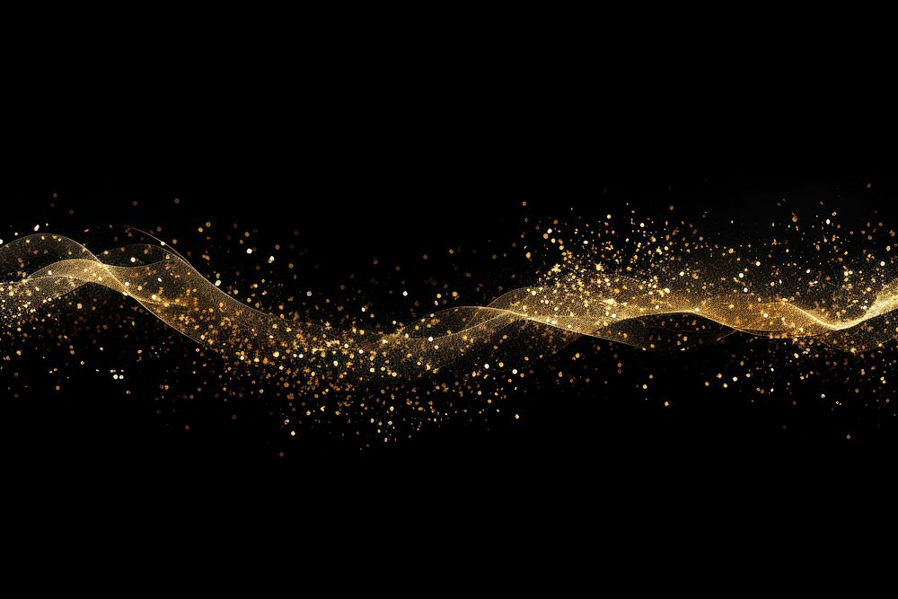 Gold dust sparkle light backgrounds fireworks nature.