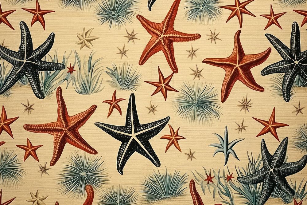 Hawaiian Starfish starfish pattern invertebrate.