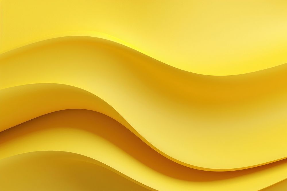 3D rendered yellow waves backgrounds simplicity abstract.