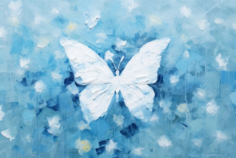 Butterfly pattern painting backgrounds abstract.