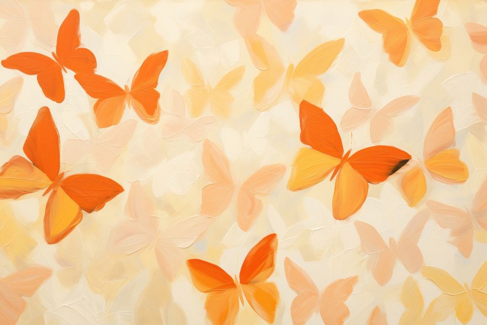 Oil painting subtle orange pattern backgrounds animal.