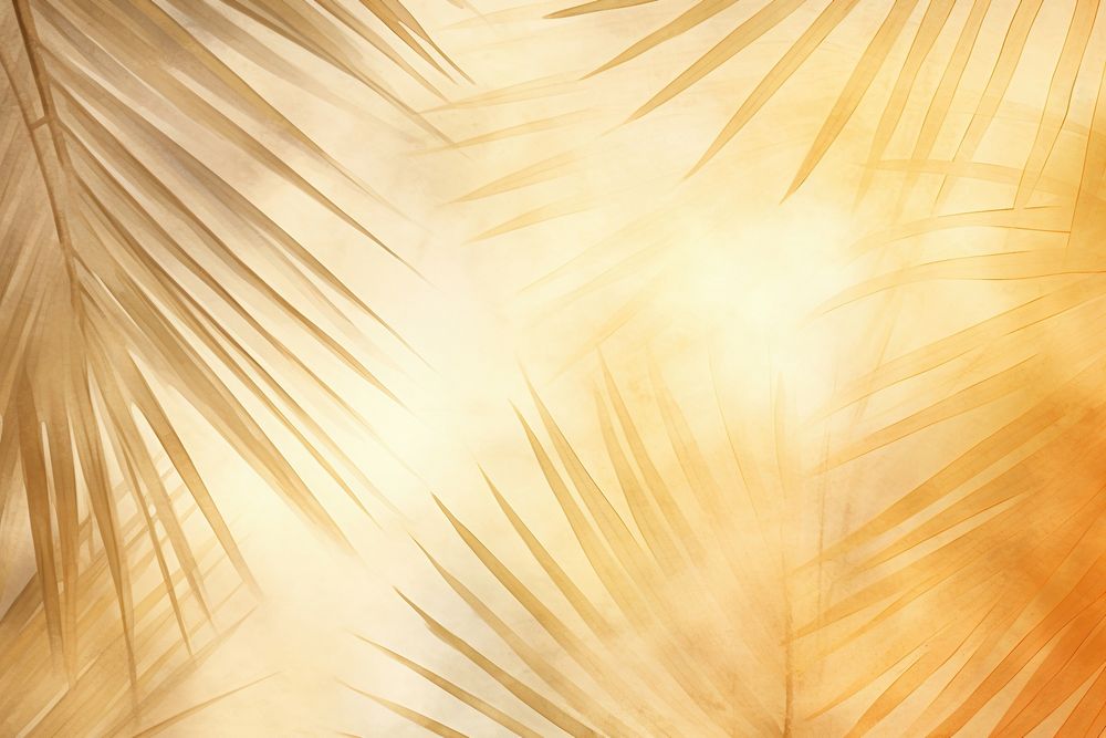 Palm leaves with sun watercolor background backgrounds outdoors nature.