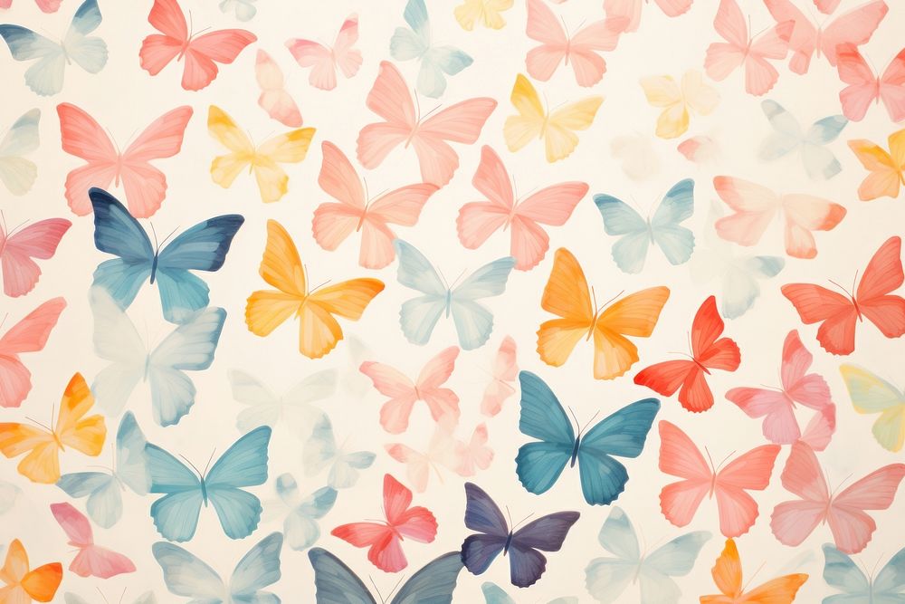 Butterfly pattern petal paper backgrounds.