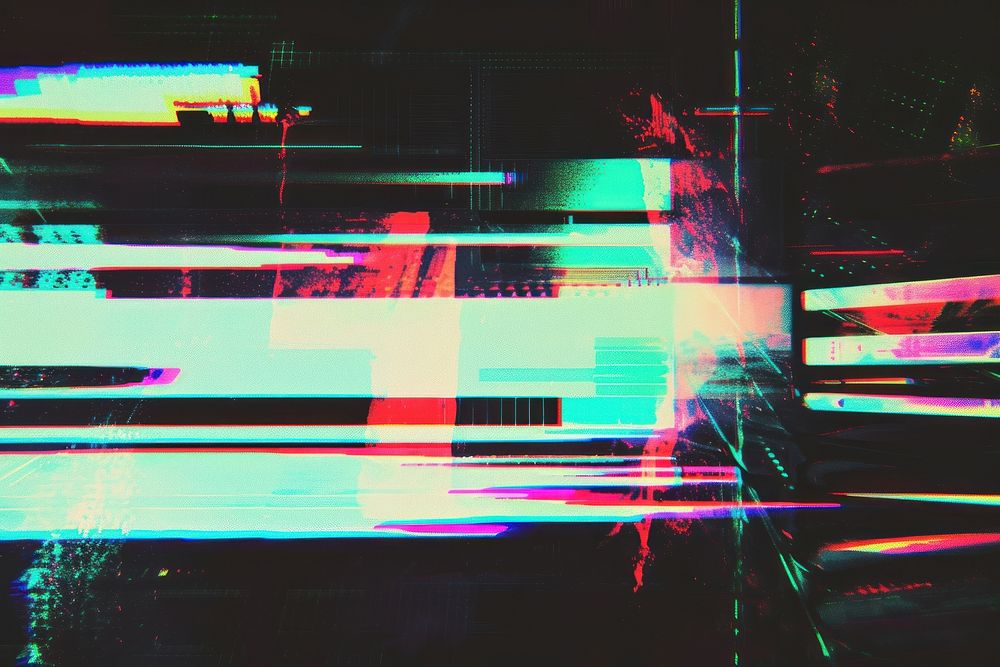 Glitch VHS textures backgrounds light illuminated.