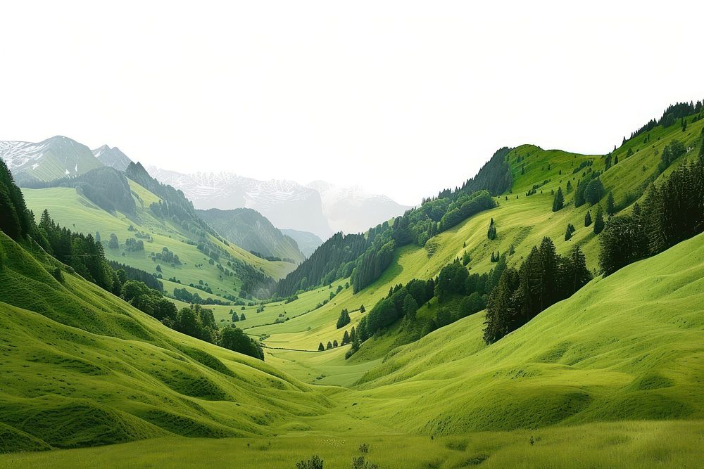 Valley in Switzerland landscape nature valley.