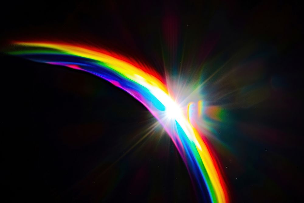 Rainbow flare backgrounds nature light.