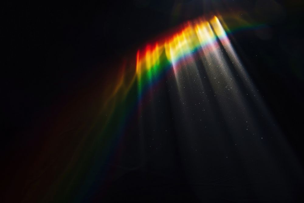 Rainbow flare light backgrounds nature.