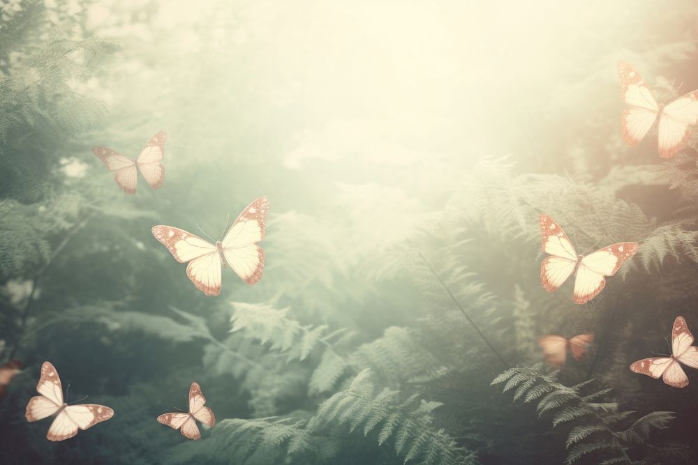 Butterfly background forest outdoors nature.