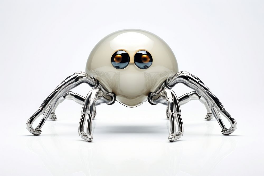 3d render of a monster in surreal abstract style arachnid jewelry sphere.