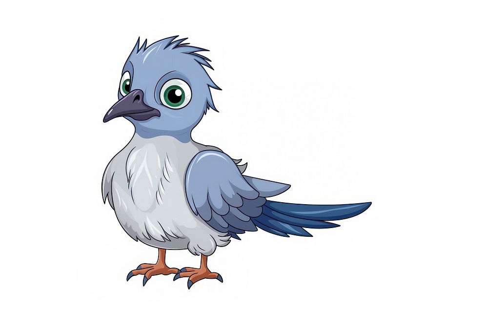 Rock Dove cartoon drawing animal.