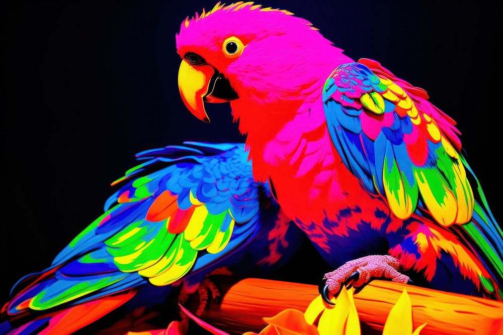 Parrot animal yellow bird.