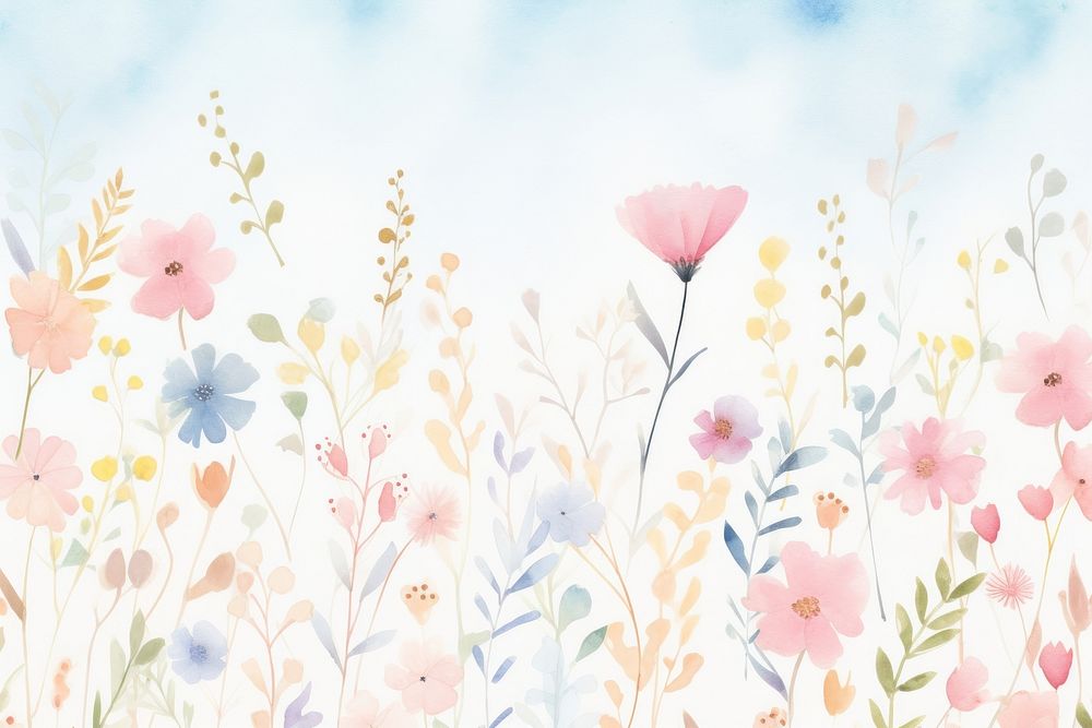 Floral pattern backgrounds outdoors.