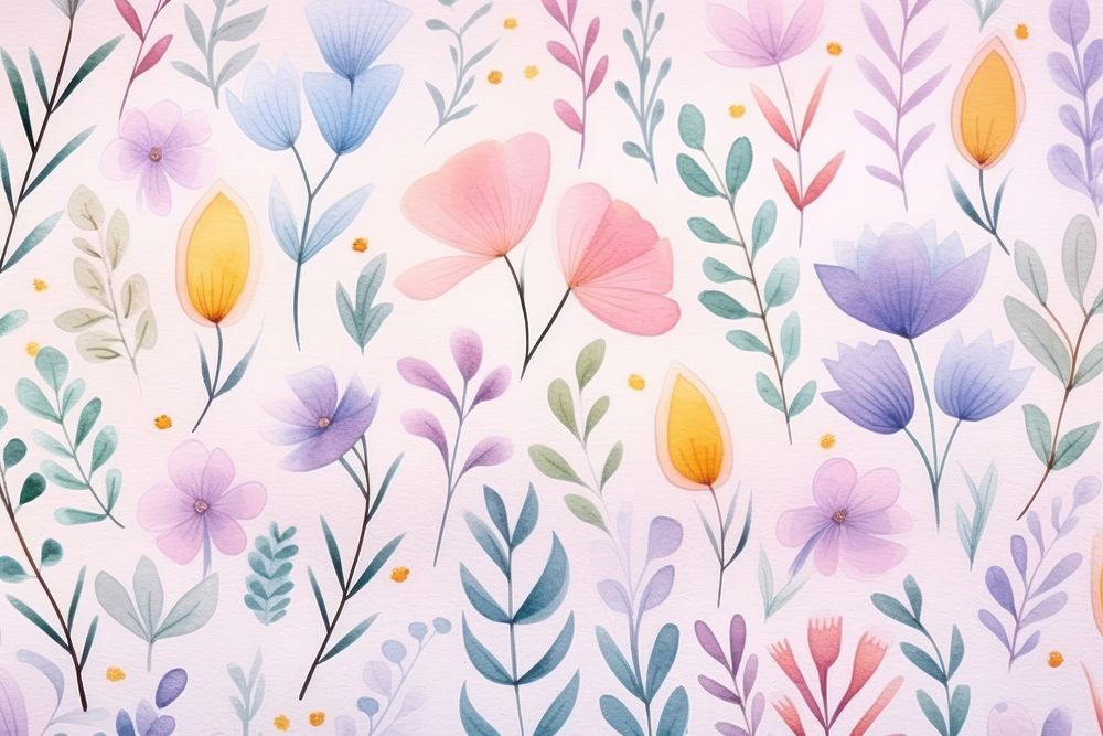 Floral pattern backgrounds painting.