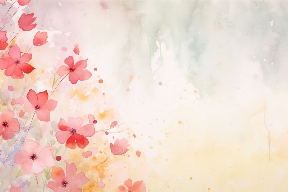 Flower and spring backgrounds painting petal.