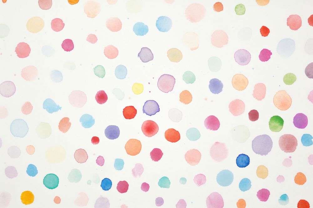 Polka dot pattern backgrounds confetti.