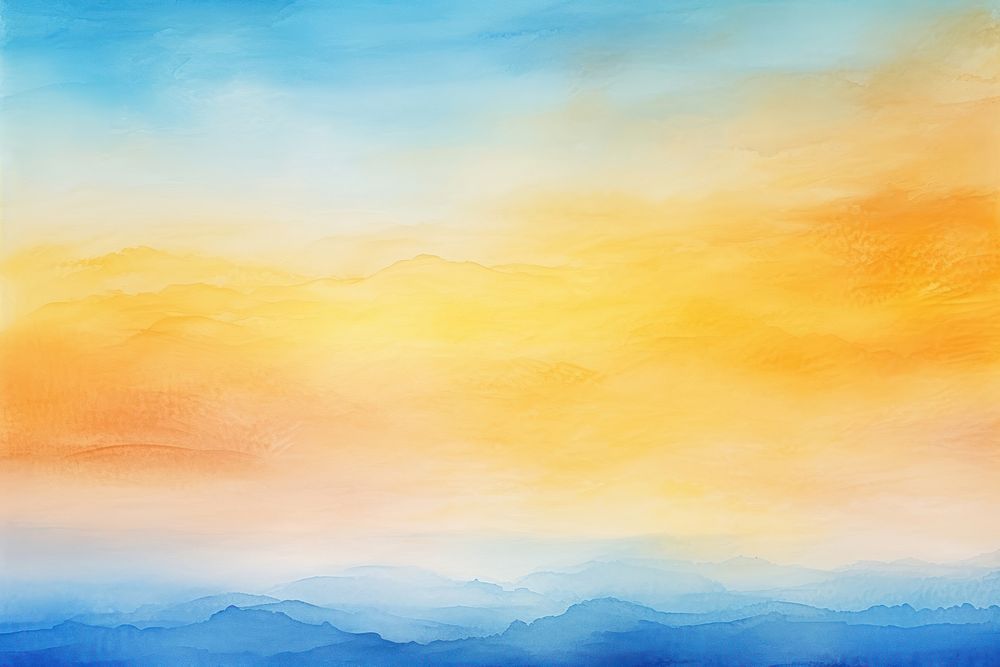 Sunset mountain painting backgrounds texture.