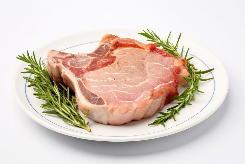 Pork plate meat beef.