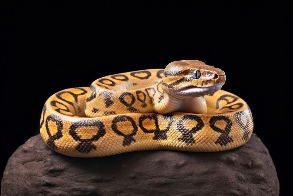 Ball python reptile animal snake.