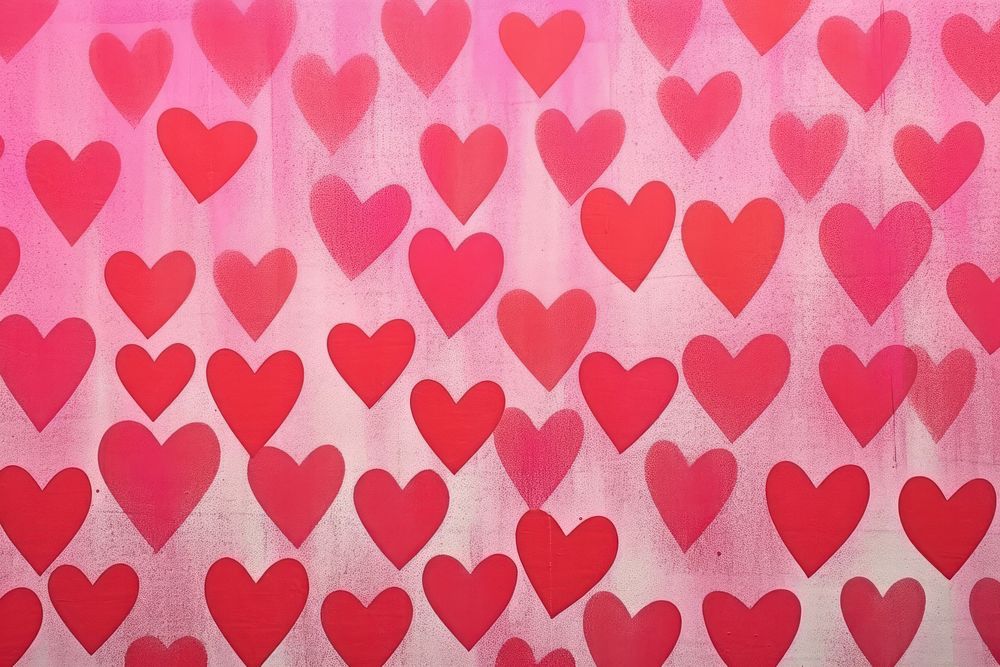 Pink hearts backgrounds textured abstract.