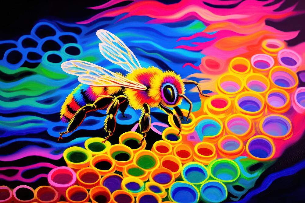 A bee painting pattern animal.