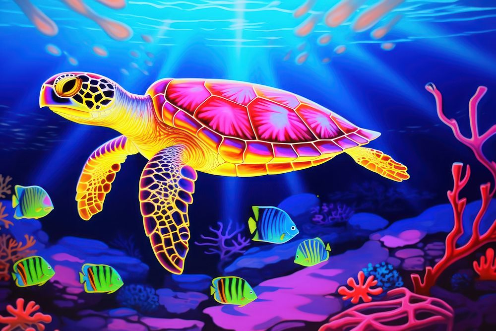 A sea turtle aquarium outdoors reptile.