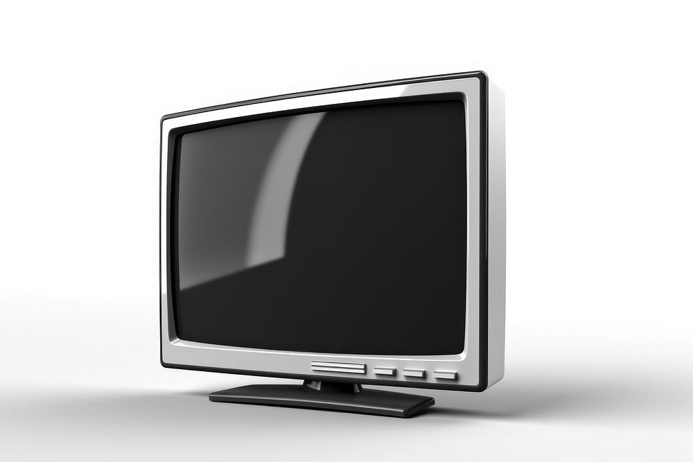 LCD TV screen television black.