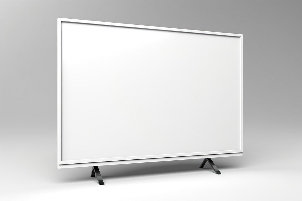 LCD TV screen white electronics.