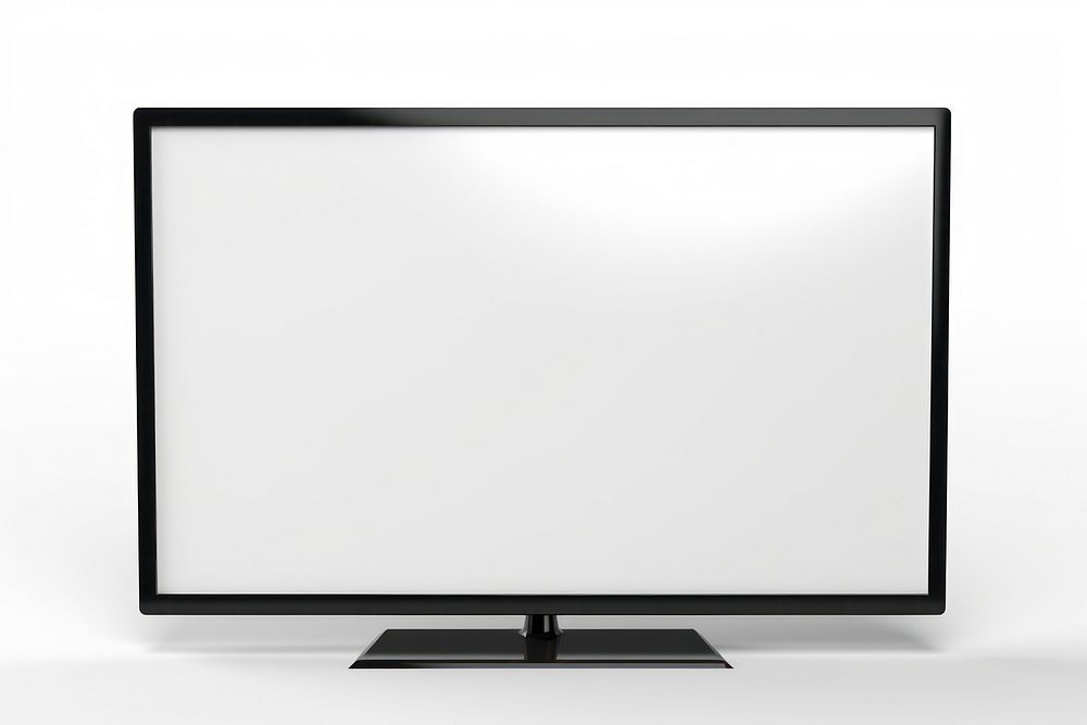 LCD TV screen television black.