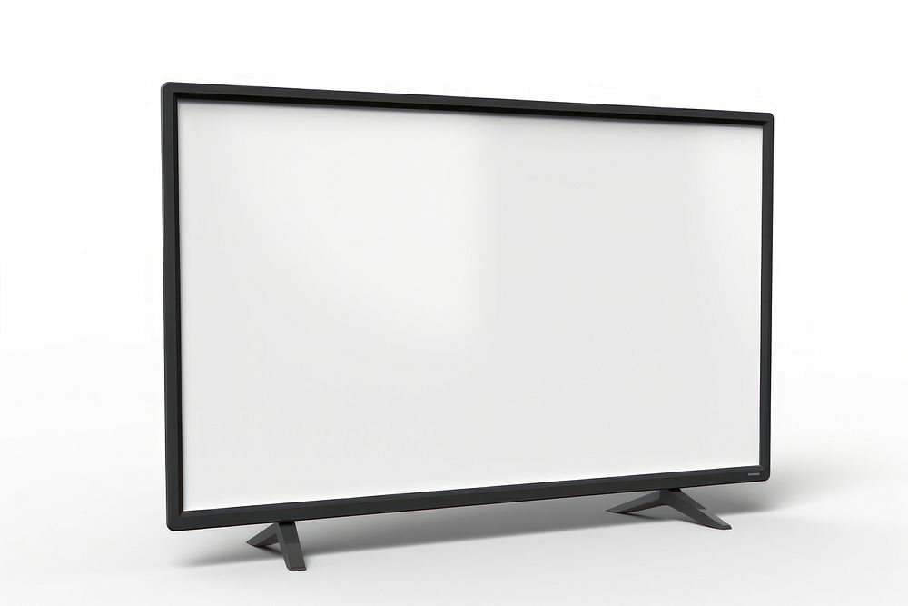 LCD TV screen black electronics.