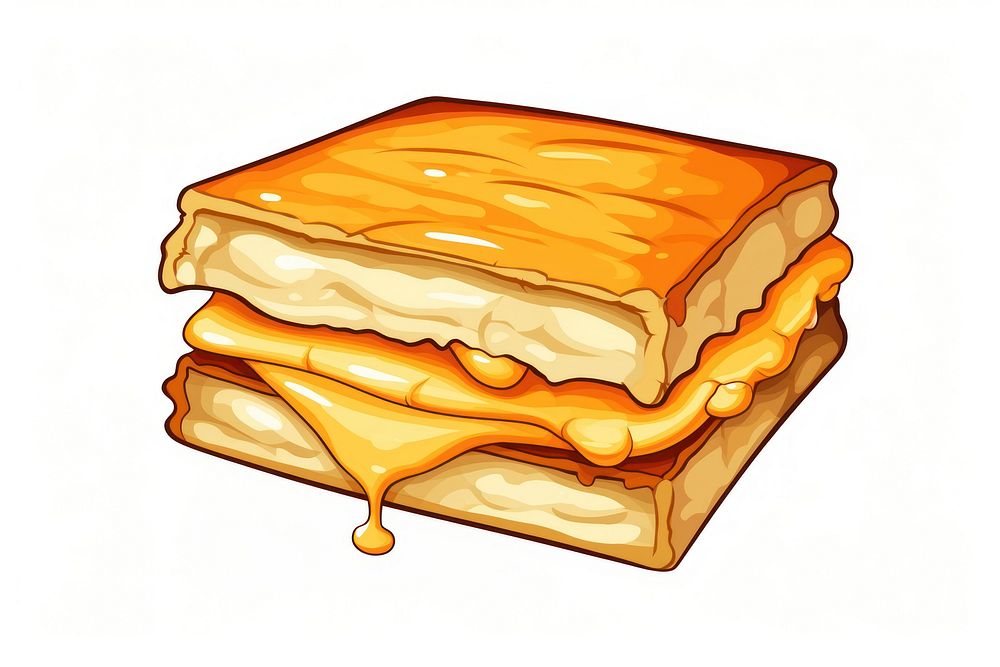Grilled Cheese sandwich dessert pancake bread.