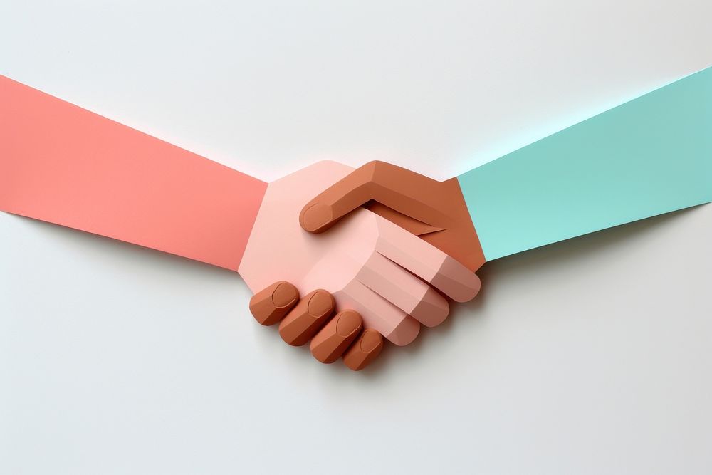 Business handshake togetherness medication agreement.