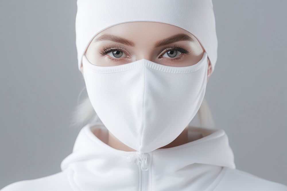 Face mask adult white protection.
