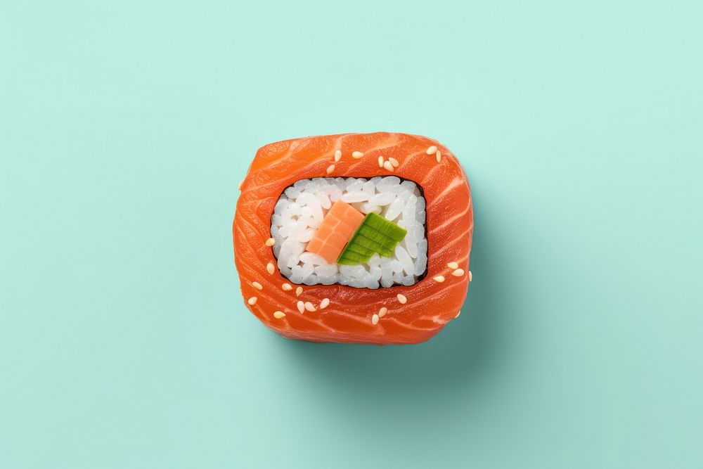 Maki sushi food rice freshness.