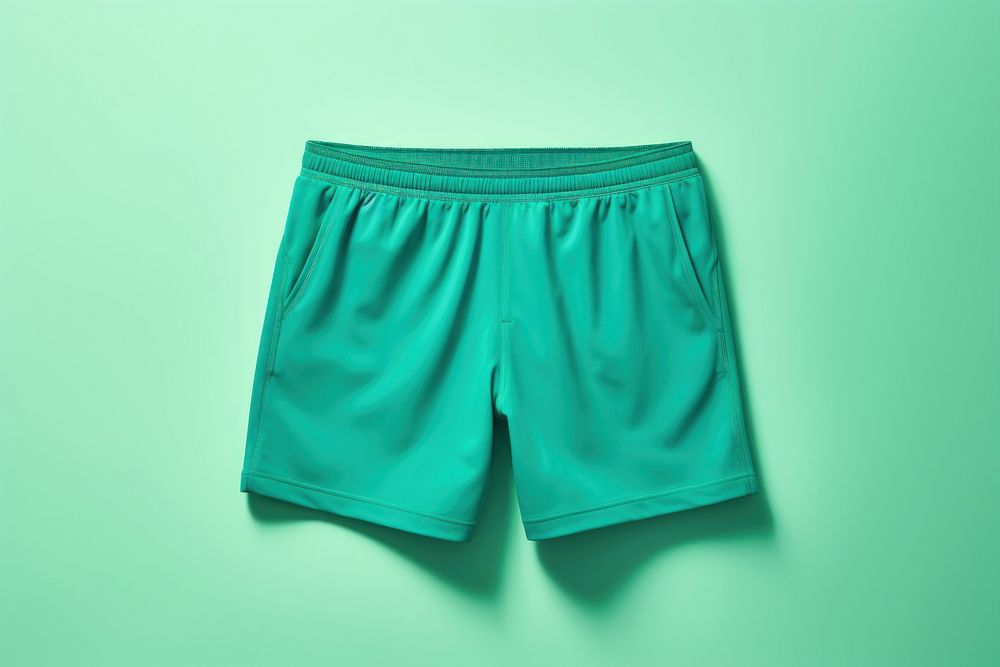 Compact jogger bermuda shorts underpants exercising turquoise.