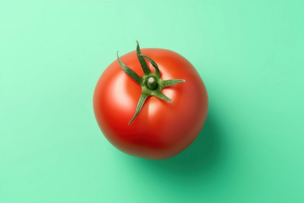 Fresh tomato vegetable green plant.