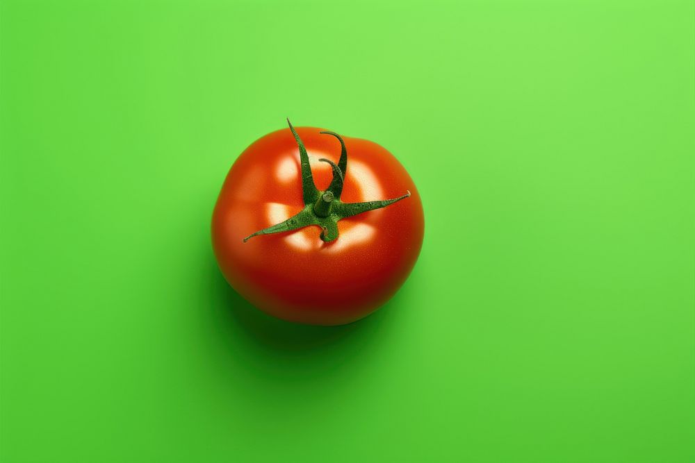 Fresh tomato vegetable fruit green.