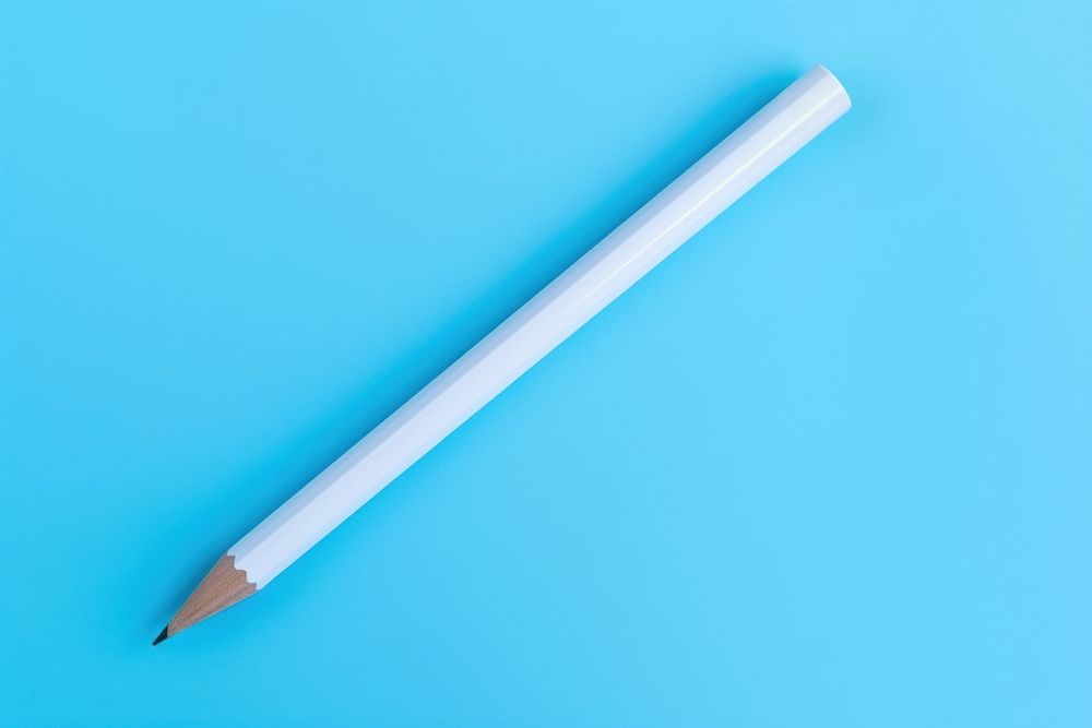 Pencil blue weaponry eraser.