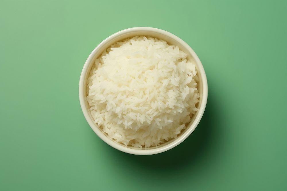 Rice bowl food freshness produce.